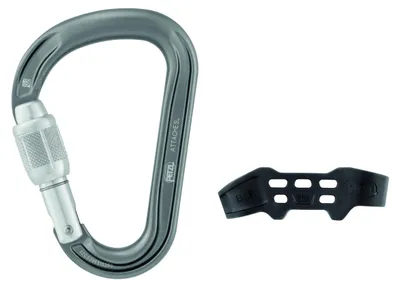 Zdjęcie produktu dla Petzl M39A S, Blokada, Zapięcie z blokadą, W kształcie litery D, Aluminium, Żółty, 23 kN