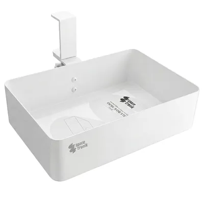 Obrázek produktu pro Boční organizér na stůl na svorku 25×17×15 cm, bílý SPB148W