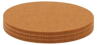 Obrázek produktu pro Kulaté filcové podložky pod nábytek, 3 kusy, průměr 9 cm, tloušťka 0,5 cm, s protiskluzovými nálepkami