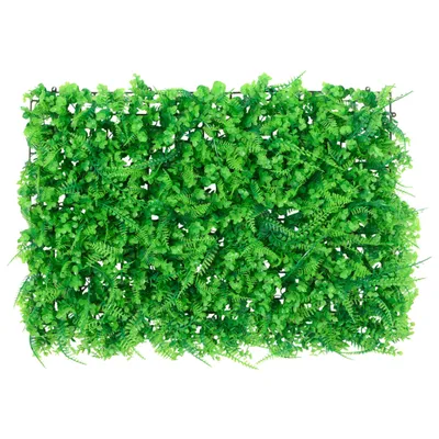 Produktbild von vidaXL Farnblätter-Sichtschutz Künstlich 24 Stk. Grün 40x60 cm