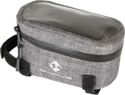 Produktbild von M-Wave Fahrradtasche Oberrohrtasche Rahmentasche Suburban Top Grau Wasserdicht