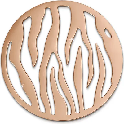 Produktbild von Amello Edelstahl vergoldet Coins rose 30 mm Einleger Muster Damen Coin ESC508E