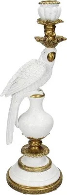 Produktbild von Kerzenhalter mit Weißem Vogel - ↑ 40 cm