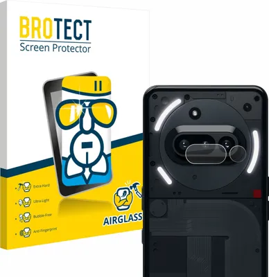 Produktbild von BROTECT Schutzglas für Nothing Phone (3a) (NUR Kameraschutz) Schutzfolie Panzer Folie Glas Display Schutz klar