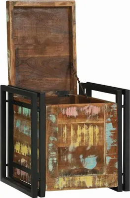 Obrázek produktu pro vidaXL Úložný box s úložným prostorem 40 x 40 x 40 cm z masivního dřeva akácie