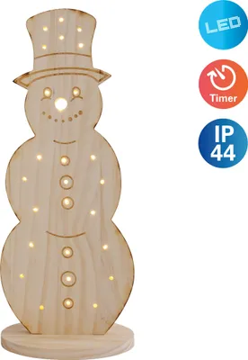 Image de Eclairage de Noël Extérieur Décoration de Noël LED Extérieur bois avec minuterie 5307827