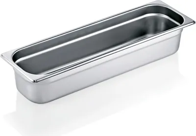 Produktbild von 5x WAS Germany GN Behälter 2/4, 5,6 l, Höhe: 100 mm, Chromnickelstahl 18/8, Edelstahl