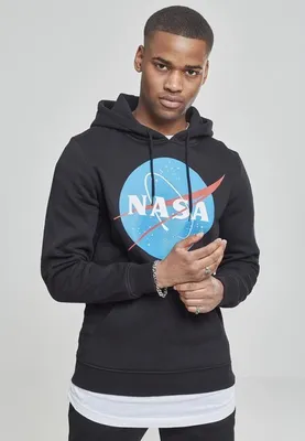 Obrázek produktu pro Pánská mikina Mr. Tee NASA Hoody black - XS