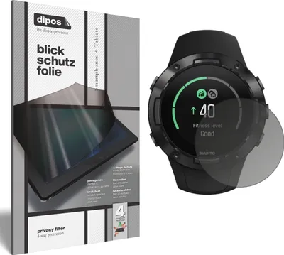 Produktbild von Blickschutzfolie für Suunto 5 matt Schutzfolie Folie Display Schutz dipos