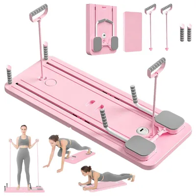 Immagine prodotto di Pilates Reformer Compatto, 4-in-1, pieghevole, multifunzionale