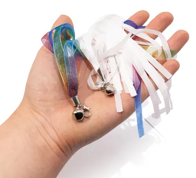 Produktbild von Spielanhänger für Katzenangel · 2 Stk. · Katzenangel-Aufsätze · je ca. 28 cm