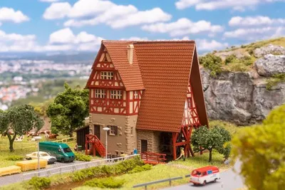 Produktbild von Faller 232134 - N Aumühle mit Mühlrad - Neu