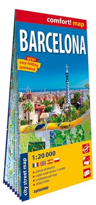Zdjęcie produktu dla Plan Barcelony 1:20 000 ExpressMap 2026 laminowany