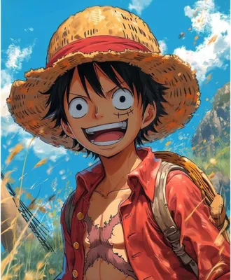 Immagine prodotto di quadro per numero con cornice One Piece Monkey 40x50 cm dipinti