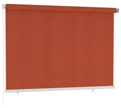 Obrázek produktu pro vidaXL Venkovní roleta, rozměry 225 cm (šířka) x 140 cm (výška), barva terakota, materiál HDPE