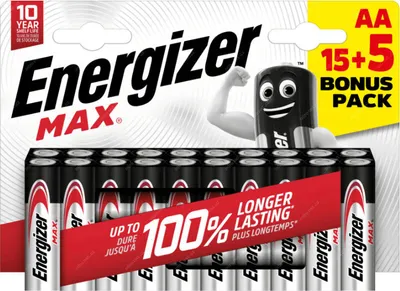 Zdjęcie produktu dla Baterie Energizer MAX AA 12 + 4 szt.