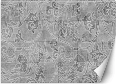 Obrázek produktu pro Nástěnná malba XXL imitace obkladů v šedé barvě na zeď tapeta na stěnu 400x280 cm barva Šedá téma Pozadí a textury