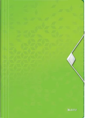 Produktbild von Leitz - Elastomap Leitz Wow A4 3 Ventil PP Green | 1 Stück | 10 Stück