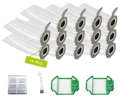 14 Staubsaugerbeutel für Vorwerk Kobold VK7/FP7 + Filter