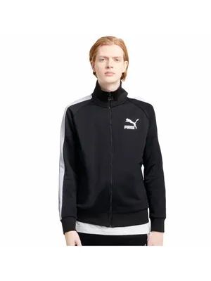 Produktbild von Puma Ikonische T7 Trainingsjacke, Schwarz M