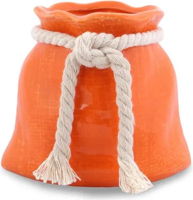 Produktbild von Mini-Keramikvasenbeutel in Orange