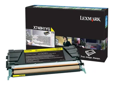Produktbild von Rückgabetoner / gelb / 10.000 Seiten / für X748