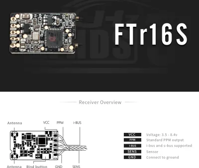 Zdjęcie produktu dla Flysky Paladin PL18, Flysky PL18, 18-kanałowy nadajnik radiowy