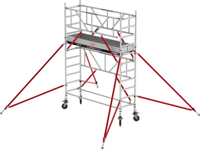 Produktbild von Altrex Fahrgerüst RS Tower 51-S Safe-Quick Aluminium mit Holz-Plattform 4,20m AH 0,75x2,45m