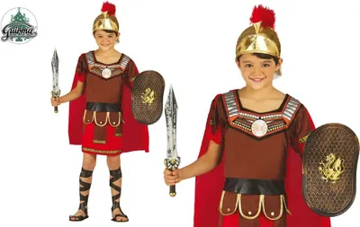 Produktbild von Römischer Kämpfer, Größe: 10 - 12 Jahre Farbe: Braun