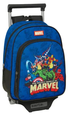 Produktbild von Safta Avengers 10l 27x33x10 Cm Rucksack Mit Rollen Blau  Kinder Blau One Size