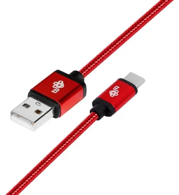 Produktbild von TB Cable USB - USB C 1.5 m ruby tape