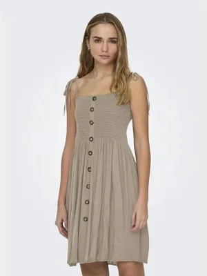 Produktbild von Only Annika Kurzes ärmelloses Kleid Beige 38 Damen Beige 38