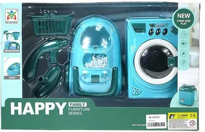Zdjęcie produktu dla Pralka i odkurzacz na baterie (zabawka)
