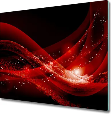 Produktbild von Glas Herdabdeckplatte 60x52 cm Spritzschutz Glasabdeckplatte Schneidebrett Abstraktes