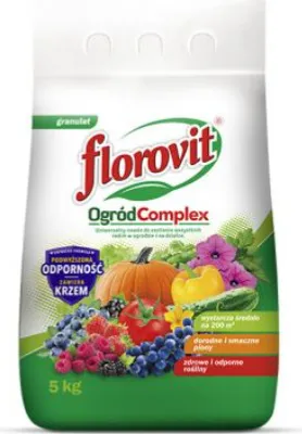 Zdjęcie produktu dla Florovit nawóz granulowany ogród complex worek 5kg