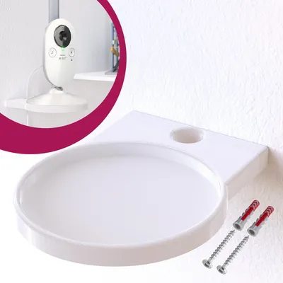 Produktbild von Babyphone Wandhalterung Kamera Halter passend für Philips Avent SCD843/26 SCD833/26 SCD831/26 SCD841/26
