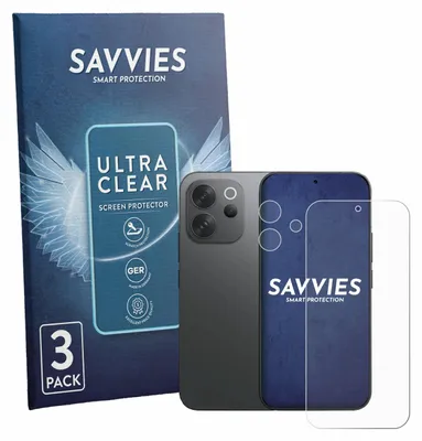 Produktbild von 6x Für Vivo V70 (Display+Kamera) Schutzfolie Savvies Displayschutz Display Schutz Folie Klar Transparent