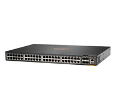 Immagine prodotto di HPE Aruba 6200F 48G 4SFP+ Switch - Switch - L3 - gestito - 48 x 10/100/1000 + 4 x 1 Gigabit / 10 Gigabit SFP+ - montabile a rack