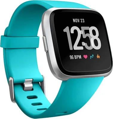 Produktbild von Strap-it Fitbit Versa / Versa 2 Armband Silikon (Türkis) - Große: S/M