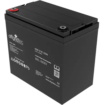 Produktbild von Offgridtec® AGM 51Ah 20HR 12V - Solar Batterie Akku Extrem zyklenfest