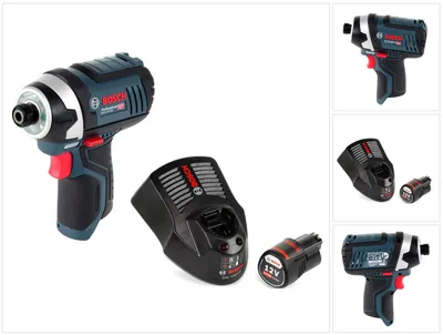 Image de Bosch GDR 12V-105 Visseuse à chocs sans fil 1/4" 105Nm + 1x Batterie 2,0Ah + Chargeur rapide