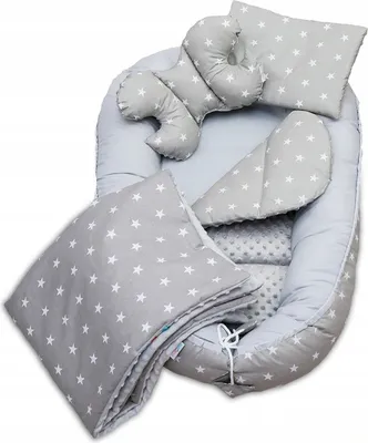 Produktbild von Babynestchen Set - 7 Teilig - Sternchen - 014501
