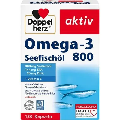 Image de Doppelherz Omega-3 huile de poisson de mer 800 mg (120 er )