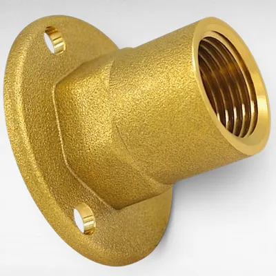 Produktbild von Wandscheibe 1/2" Durchgang, Gerade, Messing CW617N, IG x IG