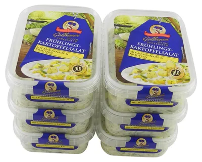 Produktbild von Frühlingskartoffelsalat mit Mayonnaise & Kräutern von Golßener - 6er Set (6 Packungen à 200 g)