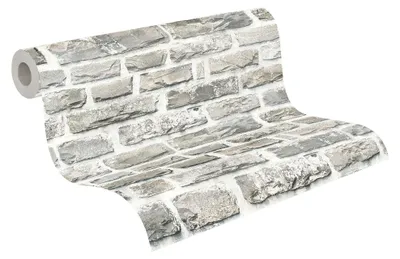 Immagine prodotto di Carta da parati in tessuto non tessuto Carta da parati in pietra beige grigio effetto pietra 361402 Carta da parati motivo Elements II