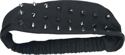 Produktbild von Schwarzes Damen-Stirnband mit Nieten
