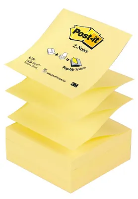 Produktbild von Notizblock 3m post-it z-note r330 gelb | 1 Stück | 12 Stück
