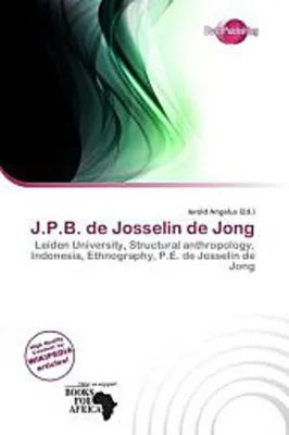 Produktbild von J.P.B. de Josselin de Jong