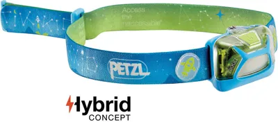 Produktbild von Petzl TIKKID, Stirnband-Taschenlampe, Blau, IPX4, CE, CPSIA, 4 lm, 30 lm